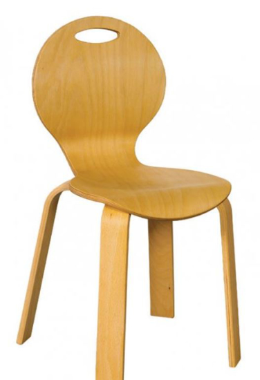 Afbeeldingen van Pearl - houten stoel - in beuk natuur