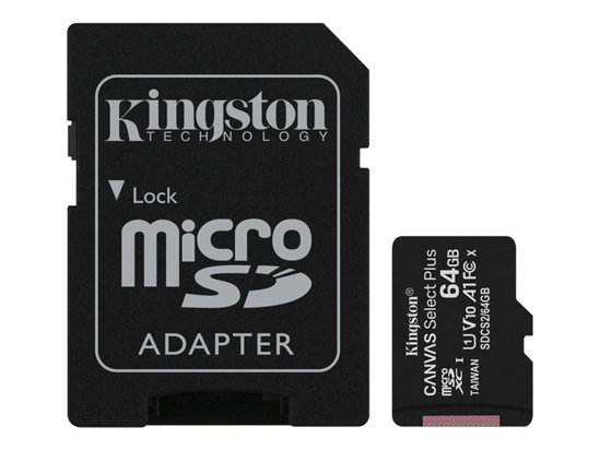Afbeeldingen van 64GB Micro SD kaart